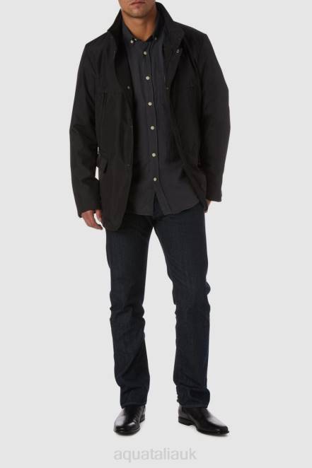 Clothing Men Aquatalia 860T298 COMO BLACK