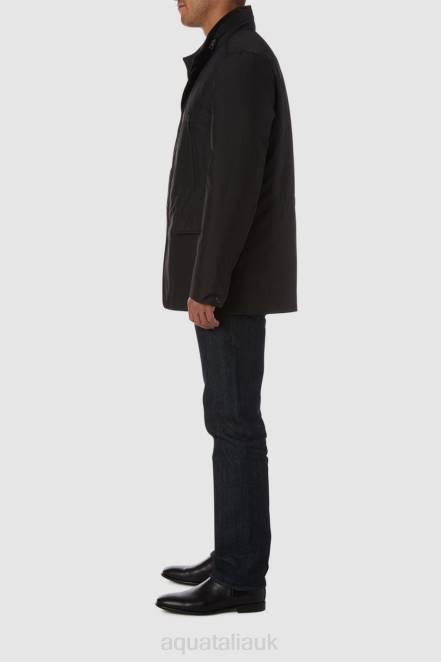 Clothing Men Aquatalia 860T298 COMO BLACK
