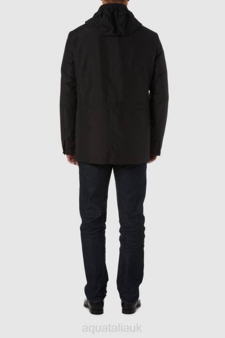 Clothing Men Aquatalia 860T298 COMO BLACK