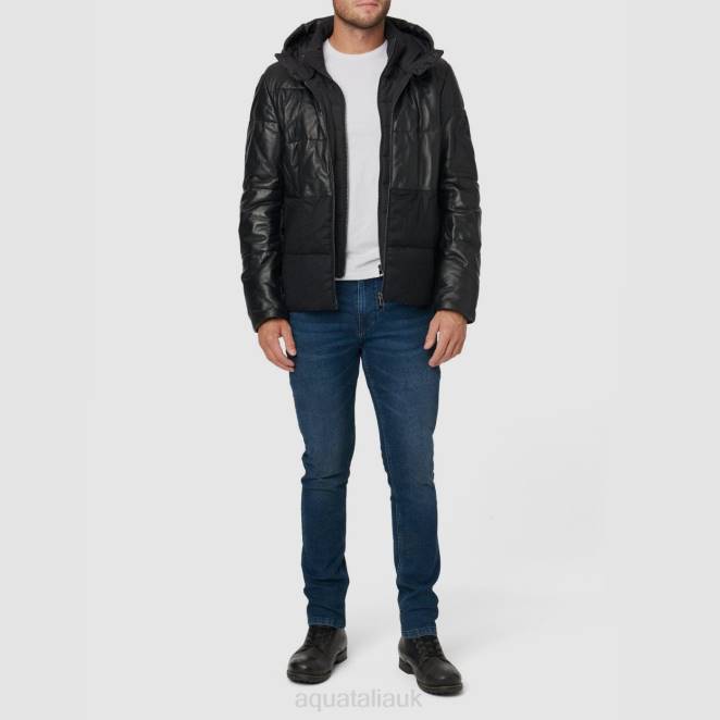 Clothing Men Aquatalia 860T299 DIEGO BLACK