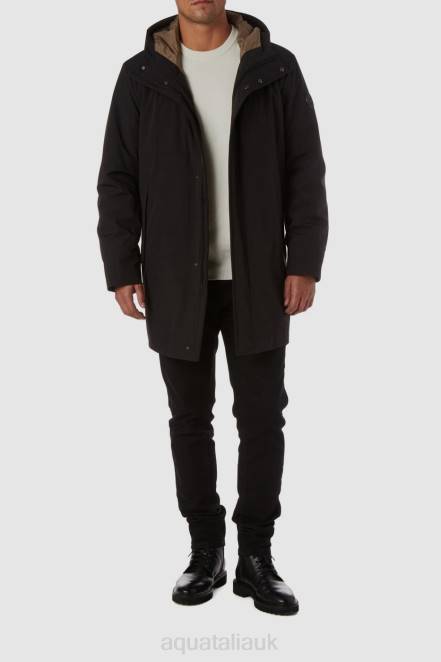Clothing Men Aquatalia 860T300 ENRICO BLACK
