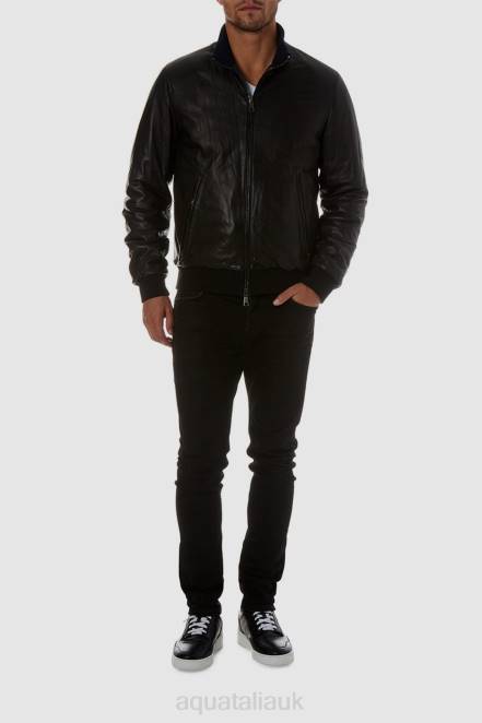 Clothing Men Aquatalia 860T304 KEVIN BLACK