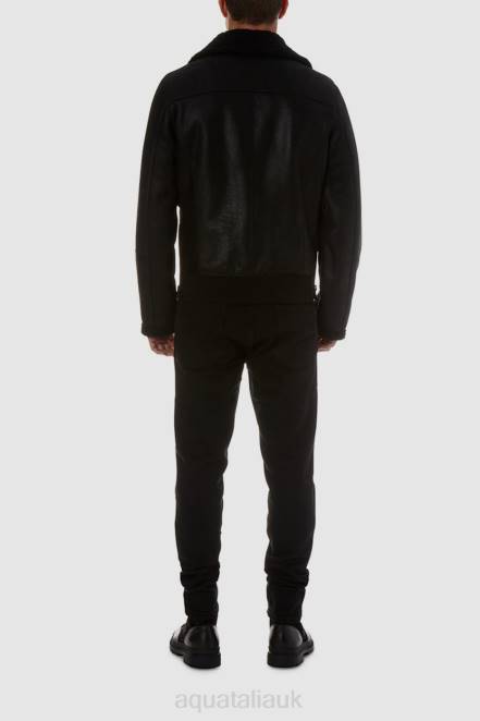 Clothing Men Aquatalia 860T307 LOMBARDY BLACK