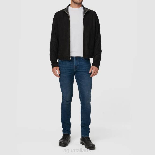 Clothing Men Aquatalia 860T309 MESSINA BLACK