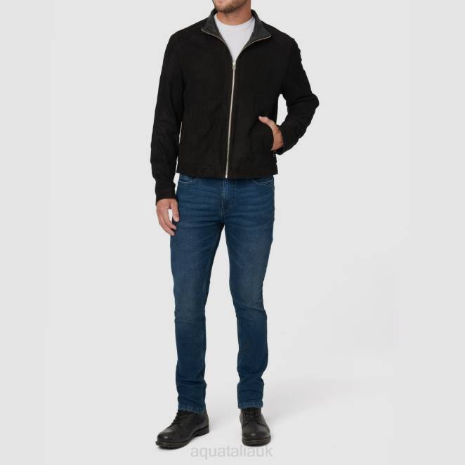 Clothing Men Aquatalia 860T309 MESSINA BLACK