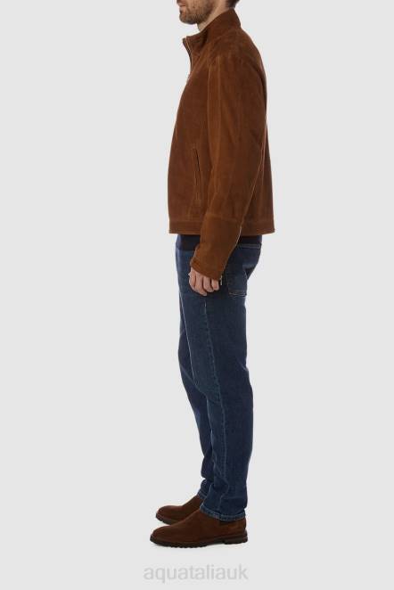 Clothing Men Aquatalia 860T310 MESSINA COGNAC