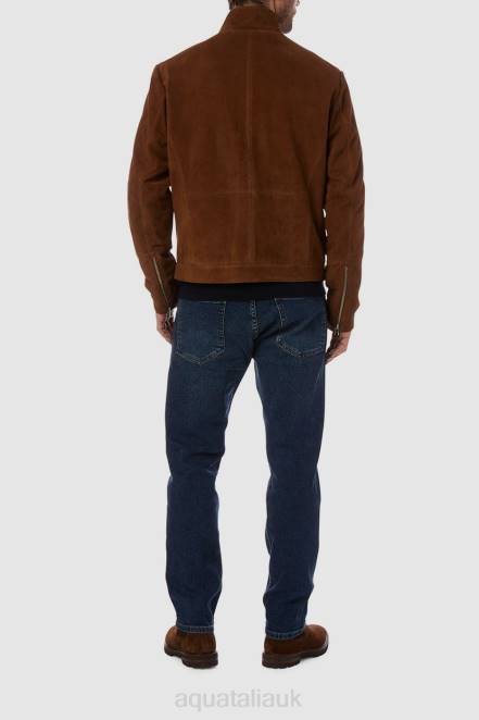 Clothing Men Aquatalia 860T310 MESSINA COGNAC