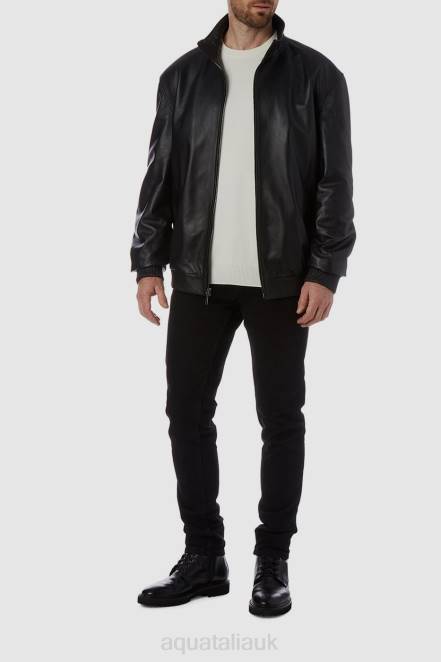 Clothing Men Aquatalia 860T313 PRATO BLACK