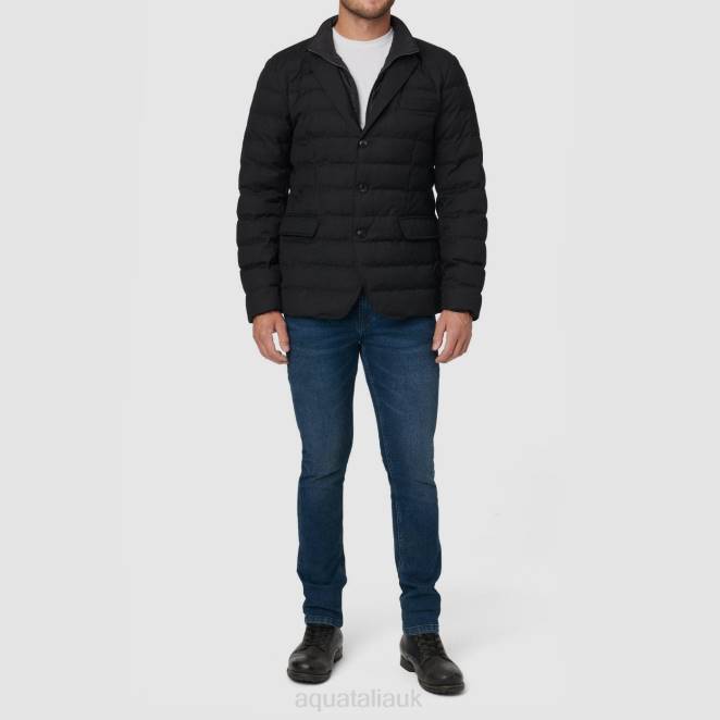 Clothing Men Aquatalia 860T314 SIVIGLIA BLACK
