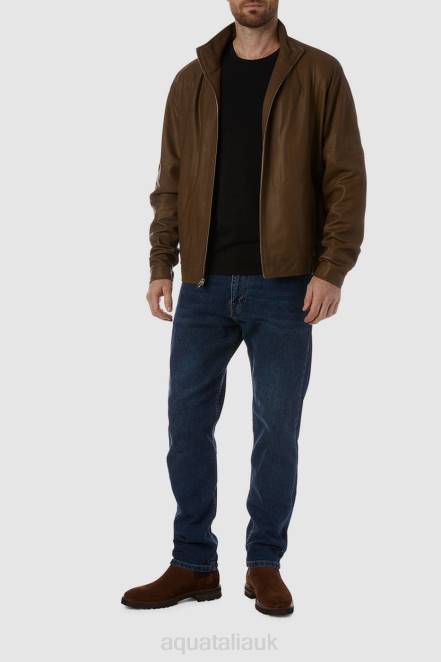 Clothing Men Aquatalia 860T317 TARANTO OLIVE