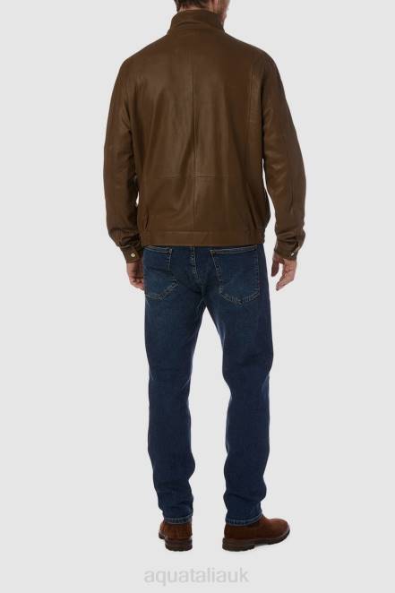 Clothing Men Aquatalia 860T317 TARANTO OLIVE