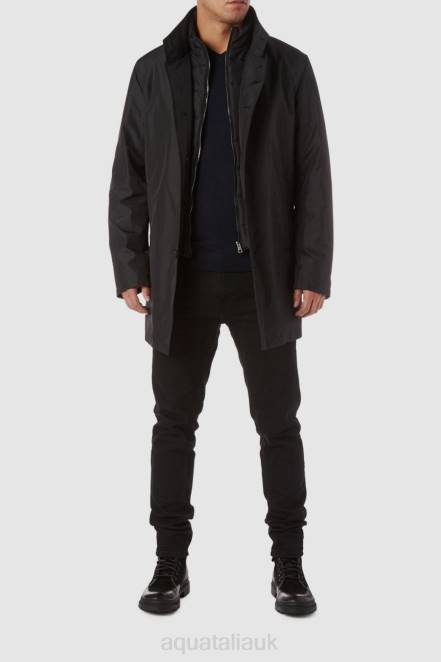 Clothing Men Aquatalia 860T318 TERAMO BLACK