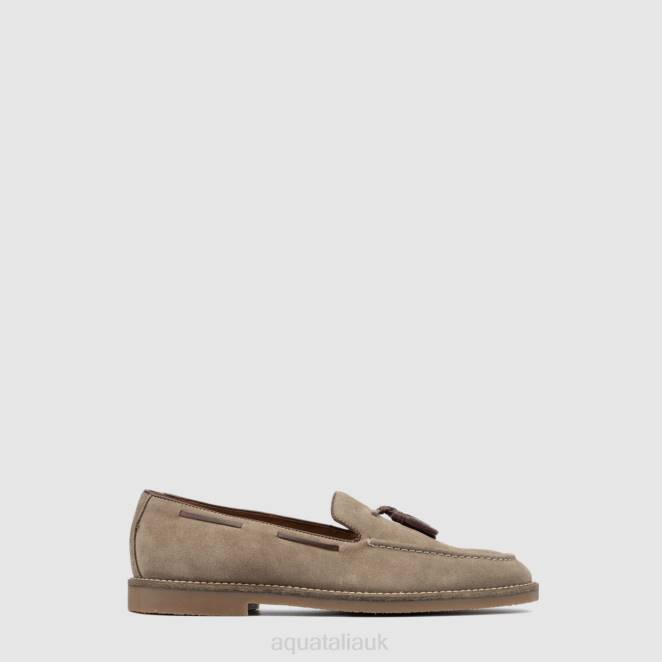 Shoe Men Aquatalia 860T227 SANDRO COBBLESTONE/BROWN