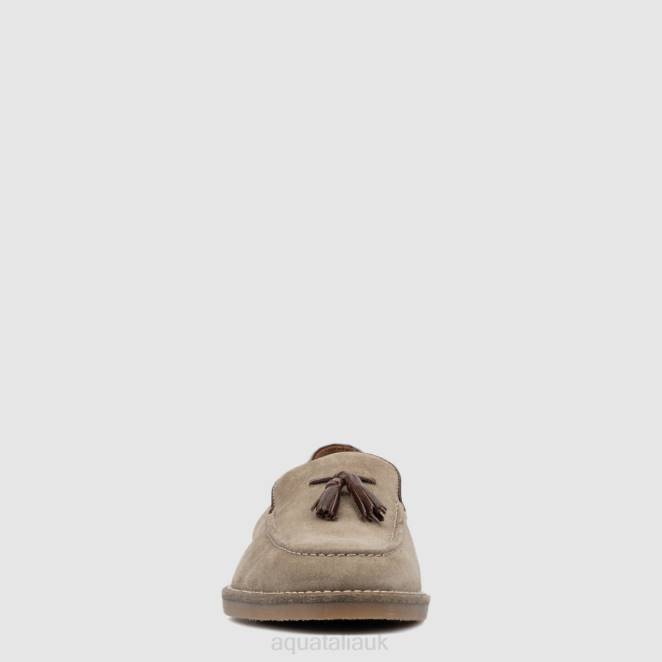 Shoe Men Aquatalia 860T227 SANDRO COBBLESTONE/BROWN