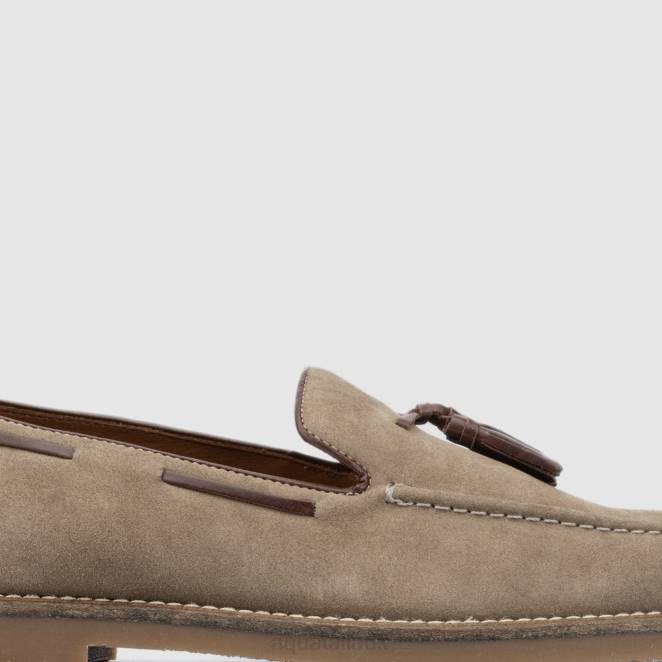 Shoe Men Aquatalia 860T227 SANDRO COBBLESTONE/BROWN