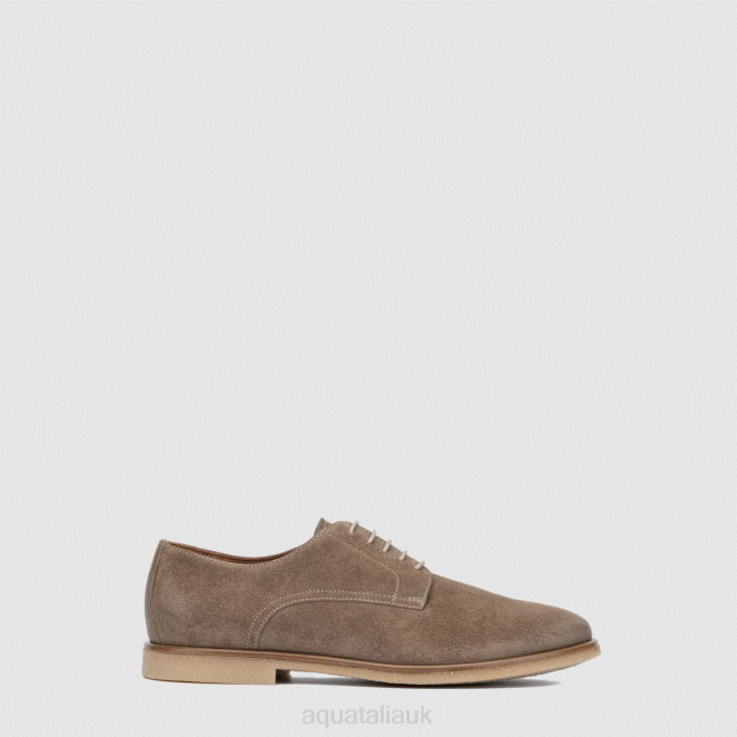 Shoe Men Aquatalia 860T235 SILVIO DARK TAUPE