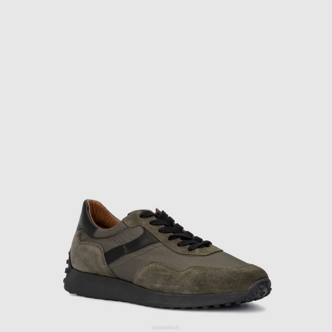Shoe Men Aquatalia 860T237 MAURIZIO OLIVE