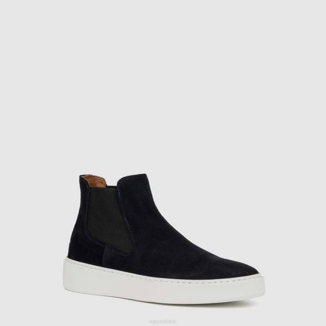 Shoe Men Aquatalia 860T244 DEMARIO DARK BLUE