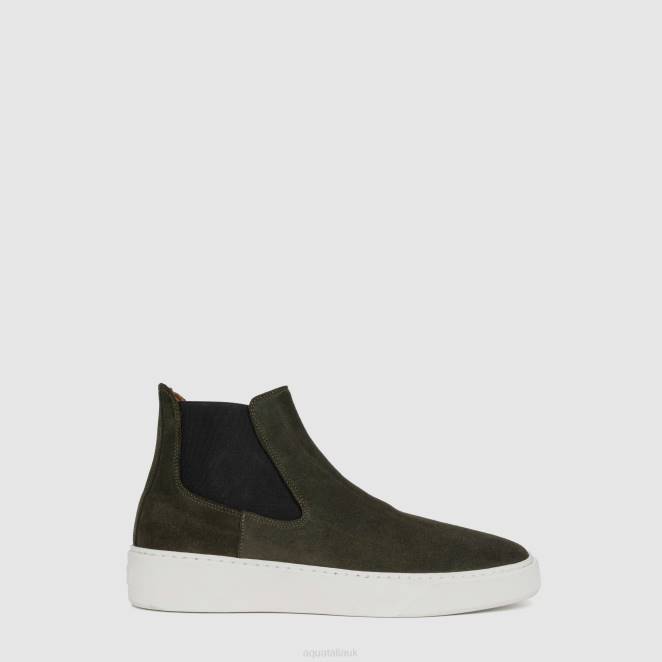 Shoe Men Aquatalia 860T245 DEMARIO DARK GREEN