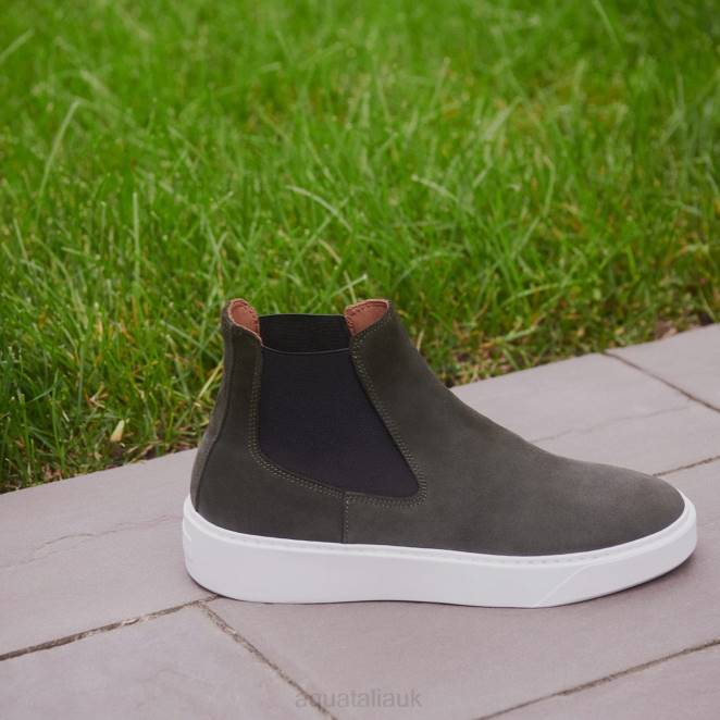 Shoe Men Aquatalia 860T245 DEMARIO DARK GREEN
