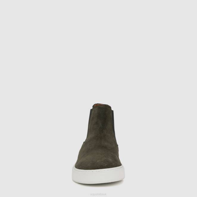 Shoe Men Aquatalia 860T245 DEMARIO DARK GREEN
