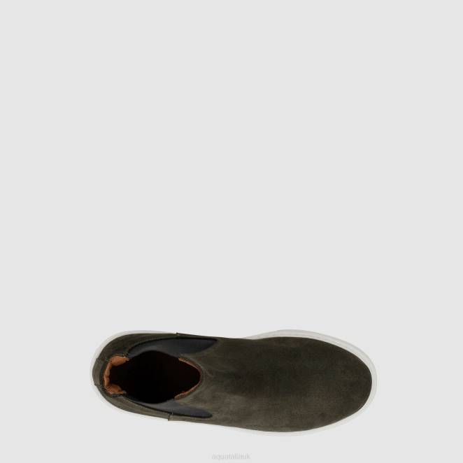 Shoe Men Aquatalia 860T245 DEMARIO DARK GREEN