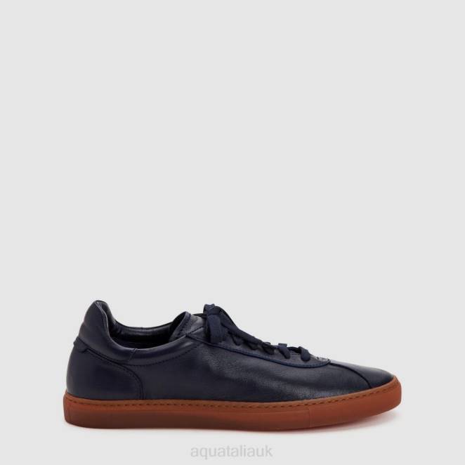 Shoe Men Aquatalia 860T249 SCOTT LIGHT NAVY