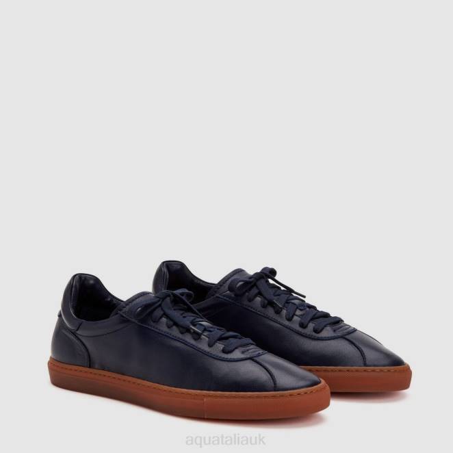 Shoe Men Aquatalia 860T249 SCOTT LIGHT NAVY