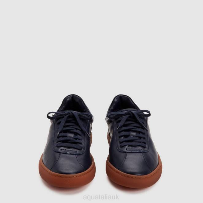 Shoe Men Aquatalia 860T249 SCOTT LIGHT NAVY