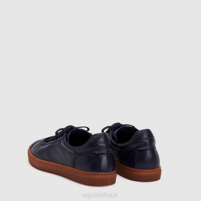 Shoe Men Aquatalia 860T249 SCOTT LIGHT NAVY