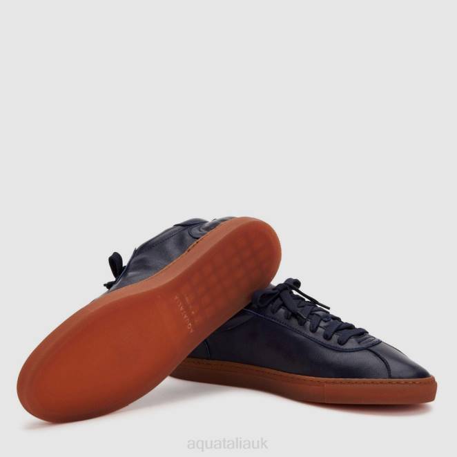 Shoe Men Aquatalia 860T249 SCOTT LIGHT NAVY