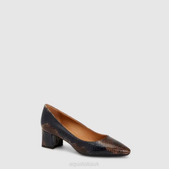 Shoe Women Aquatalia 860T213 PASHA NAVY/BROWN