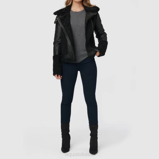 Clothing Women Aquatalia 860T270 AUGUSTA BLACK