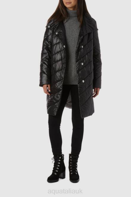 Clothing Women Aquatalia 860T271 DIAGONALA BLACK