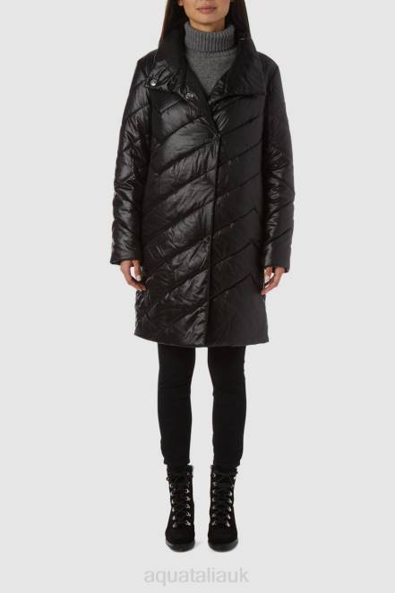 Clothing Women Aquatalia 860T271 DIAGONALA BLACK
