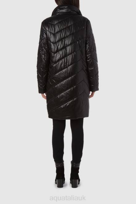 Clothing Women Aquatalia 860T271 DIAGONALA BLACK