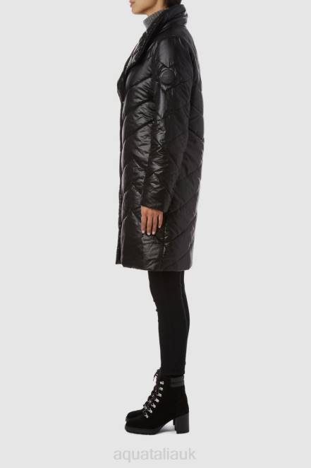 Clothing Women Aquatalia 860T271 DIAGONALA BLACK