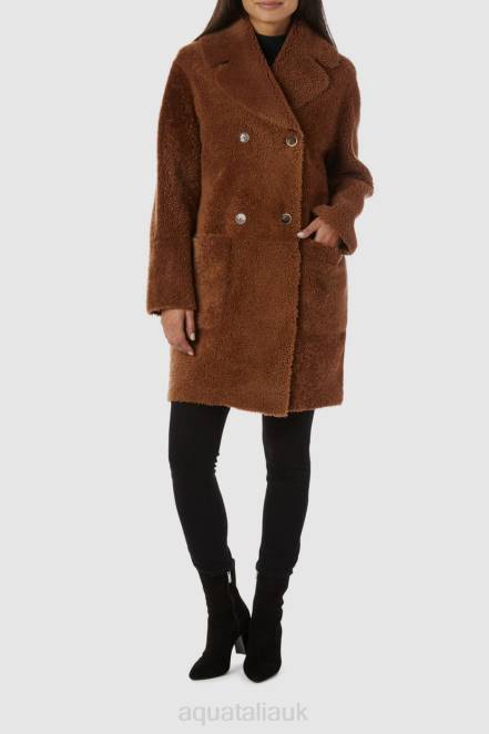 Clothing Women Aquatalia 860T273 DOPPIA COGNAC