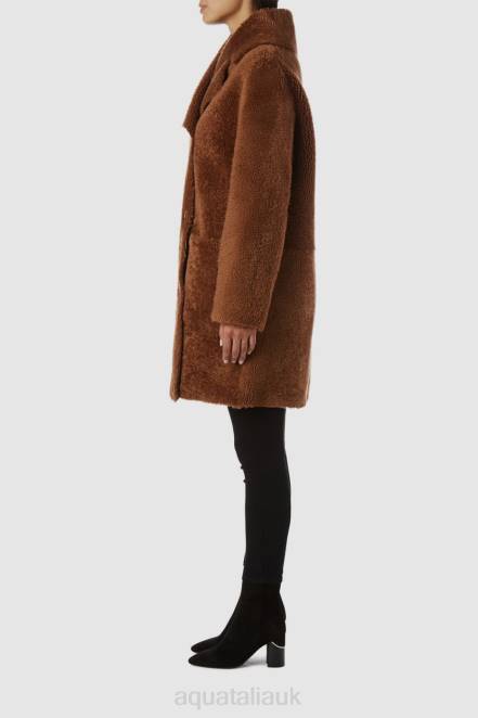 Clothing Women Aquatalia 860T273 DOPPIA COGNAC