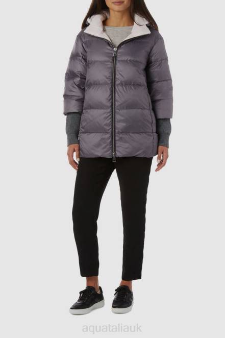 Clothing Women Aquatalia 860T274 FIDENZA DARK GREY