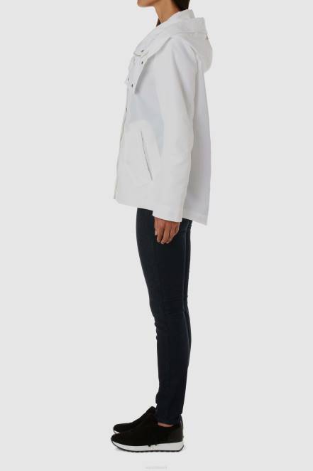 Clothing Women Aquatalia 860T279 RAVEENA NYLON WHITE