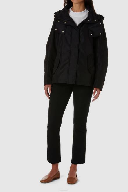 Clothing Women Aquatalia 860T281 RAVEENA NYLON BLACK