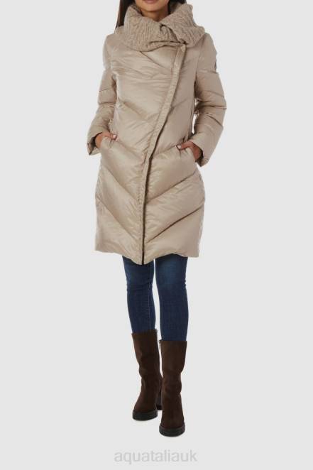 Clothing Women Aquatalia 860T282 SCIARPA TAUPE