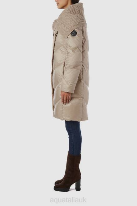 Clothing Women Aquatalia 860T282 SCIARPA TAUPE