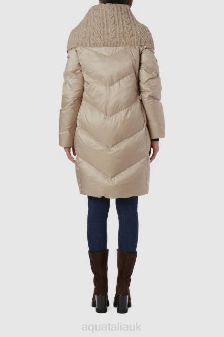 Clothing Women Aquatalia 860T282 SCIARPA TAUPE
