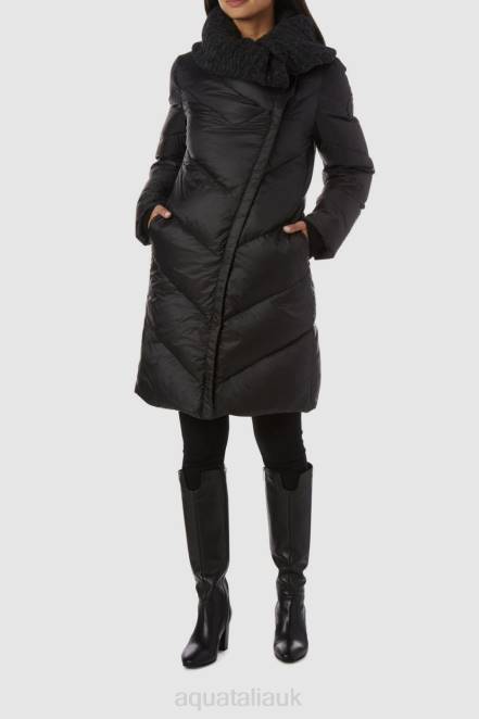 Clothing Women Aquatalia 860T283 SCIARPA BLACK