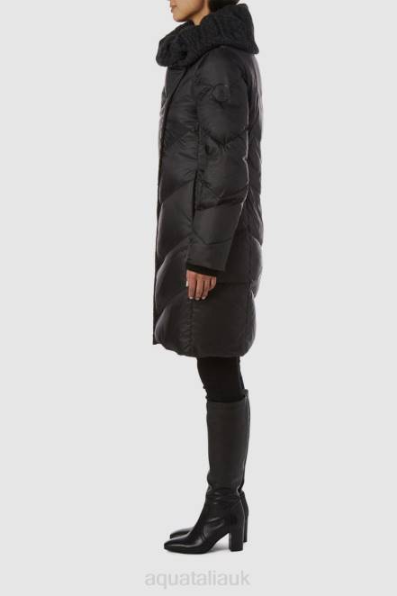Clothing Women Aquatalia 860T283 SCIARPA BLACK