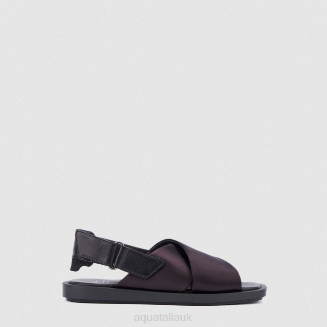 Shoe Women Aquatalia 860T185 JOLESSA DARK EGGPLANT/BLACK