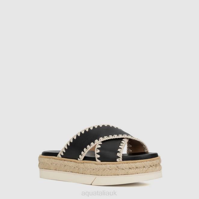 Shoe Women Aquatalia 860T197 SYLVIE BLACK/NATURAL