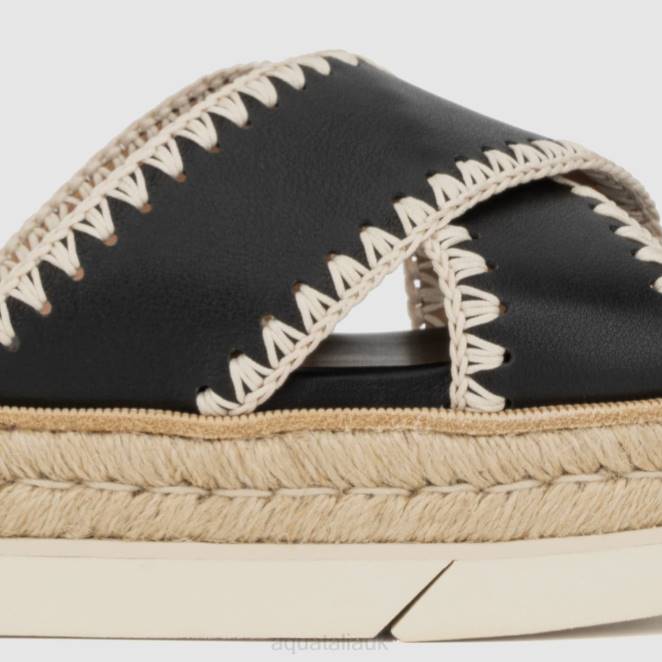Shoe Women Aquatalia 860T197 SYLVIE BLACK/NATURAL